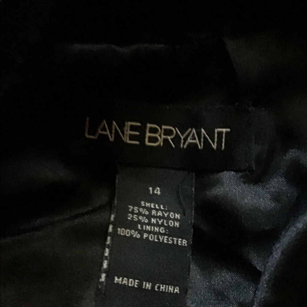 ๐๐๐Lane Bryant plus size 14 black Jacket - Picture 7 of 8